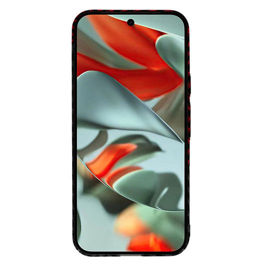 Калъф за Google Pixel 9 Pro XL, Techsuit, Carbonite FiberShell, Черно Червен