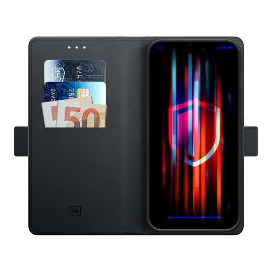 Калъф за Google Pixel 9a, 3MK, Wallet, Черен
