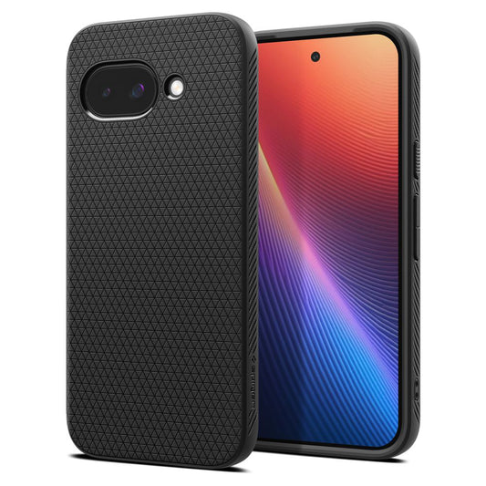 Калъф за Google Pixel 9a, Spigen, Liquid Air, Матово черен
