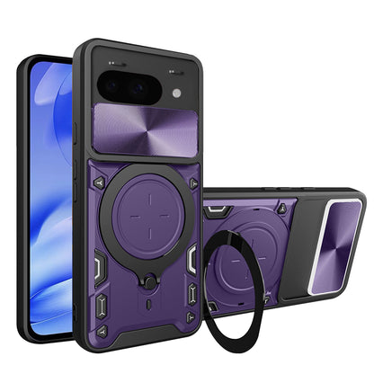 Case for Google Pixel 9a, Techsuit, CamGuard Pro, Purple