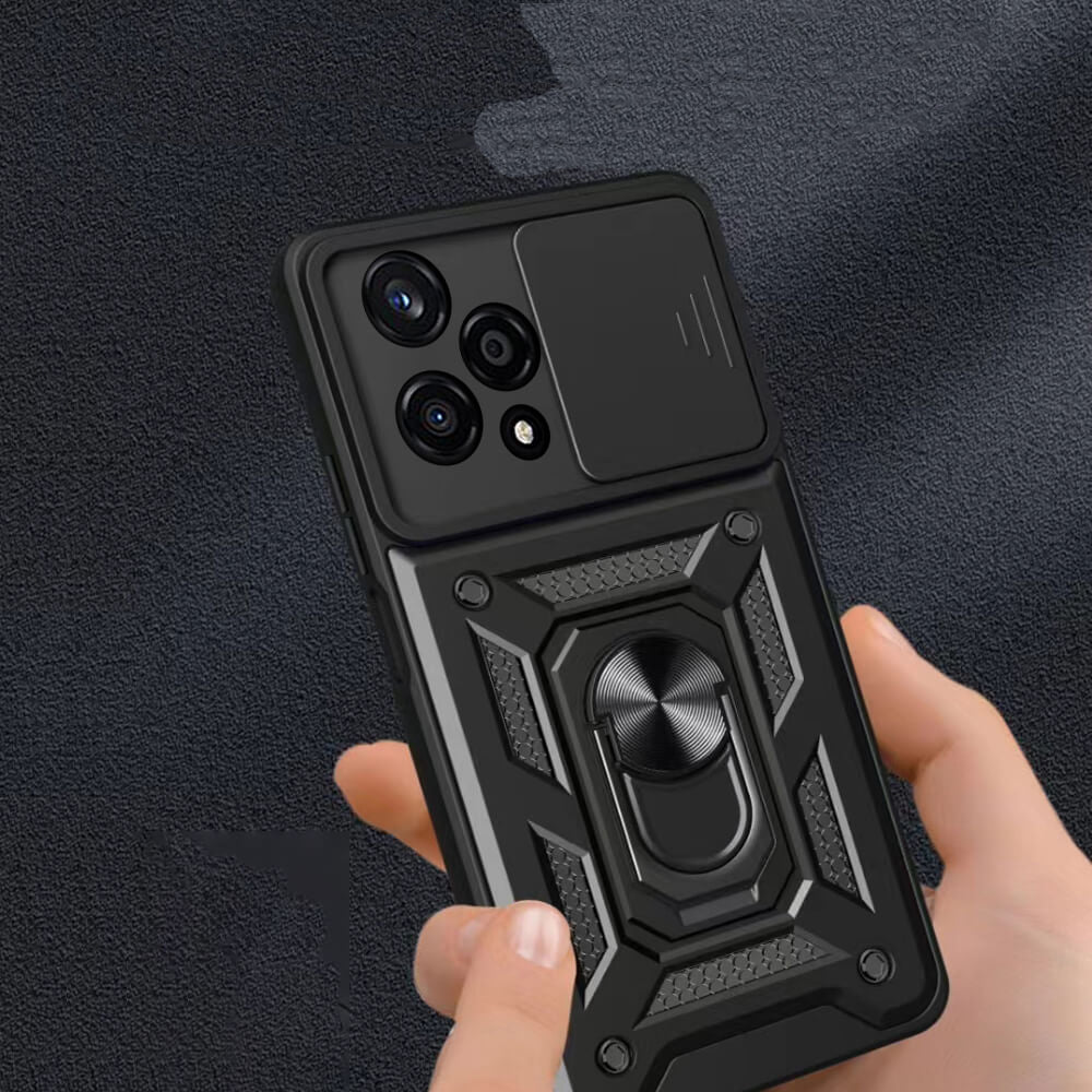 Case for Honor 200 Lite, Techsuit, CamShield, Black