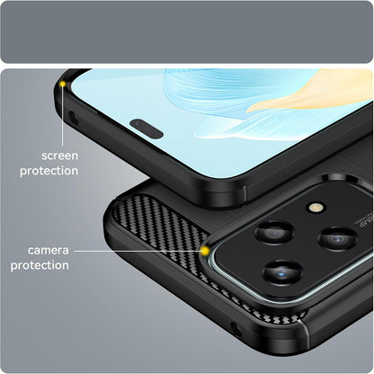 Case for Honor 200 Lite, Techsuit, Carbon, Blue