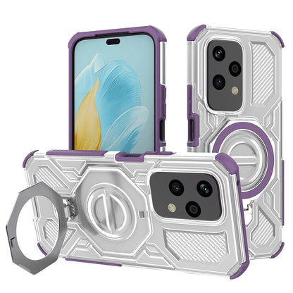 Калъф за Honor 200 Lite, Techsuit, Carbon Shield Pro, лилав