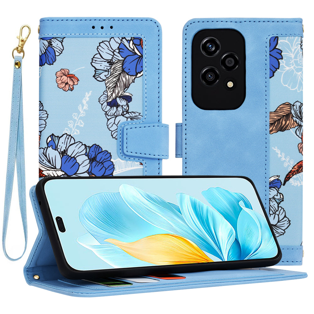 Case for Honor 200 Lite, Techsuit, FlipCraft, Blue