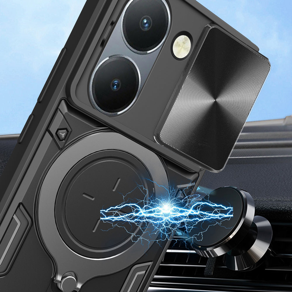 Калъф за Honor 200 Pro, Techsuit, CamGuard Pro, Син