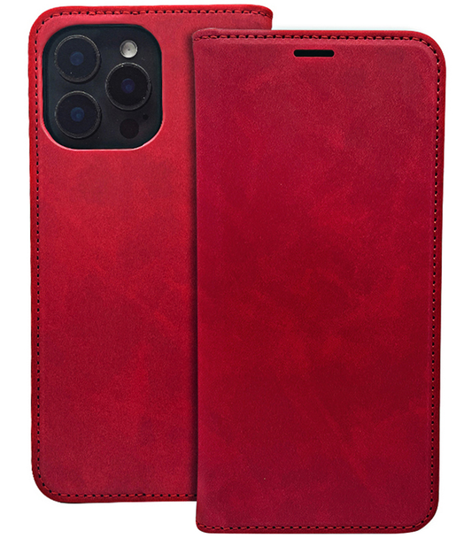 Калъф за Honor 400 Lite, OEM, Smart Suede, Червен