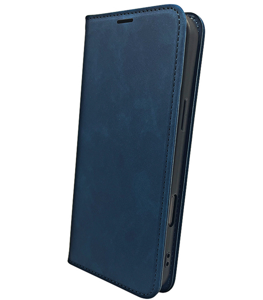 Калъф за Honor 400 Lite, OEM, Smart Suede, Тъмносин
