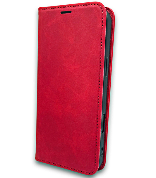 Калъф за Honor 400 Lite, OEM, Smart Suede, Червен