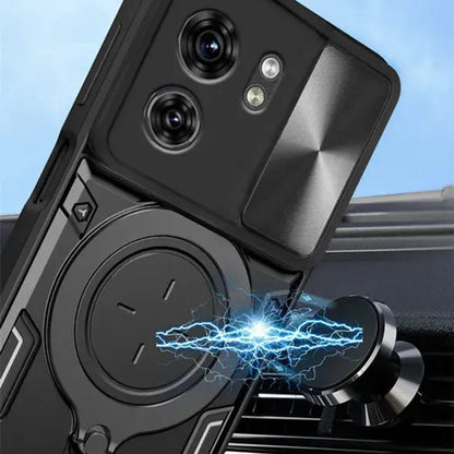 Калъф за Honor 400 Lite, Techsuit, CamGuard Pro, Розово злато