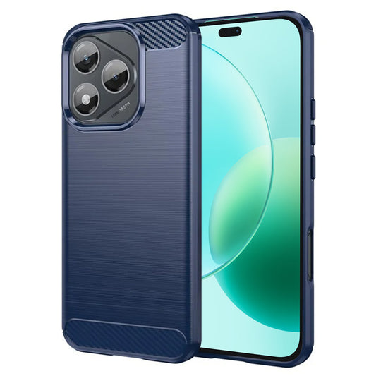 Калъф за Honor 400 Lite, Techsuit, Карбон, Син