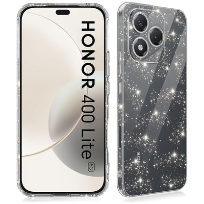 Калъф за Honor 400 Lite, Techsuit, SparkleSkin, Прозрачен