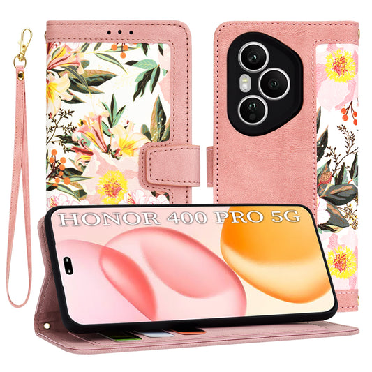 Калъф за Honor 400 Pro, Techsuit, FlipCraft, Розов