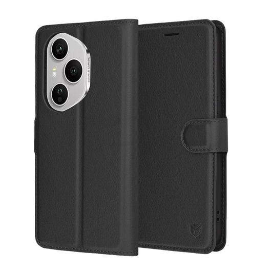 Case for Honor 400 Pro, Techsuit, Leather Folio, Black