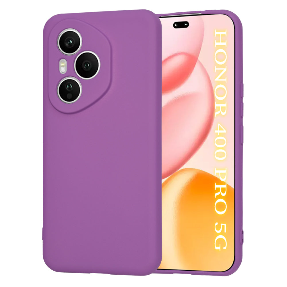 Калъф за Honor 400 Pro, Techsuit, SoftFlex, Лилав