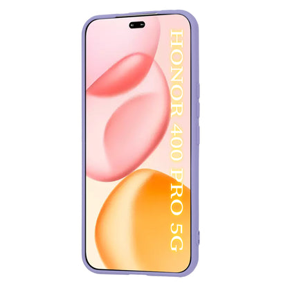 Калъф за Honor 400 Pro, Techsuit, SoftFlex, Светлолилав