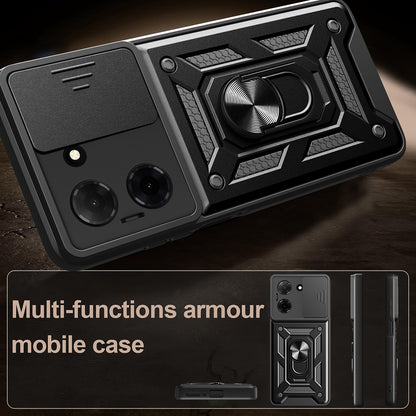 Калъф за Honor 400 Smart 4G / X7d 4G / 400 Smart 5G, Techsuit, CamShield, Син