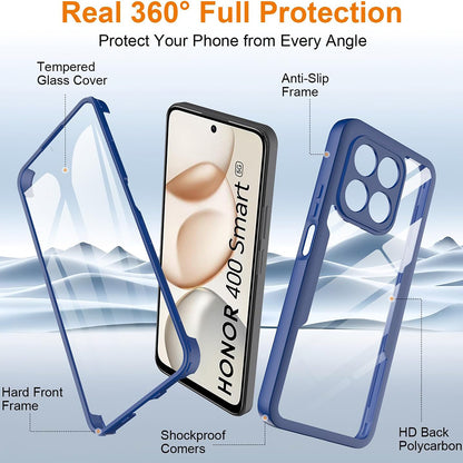 Case for Honor 400 Smart 4G / X7d 4G / 400 Smart 5G, Techsuit, ColorVerse 360, Blue