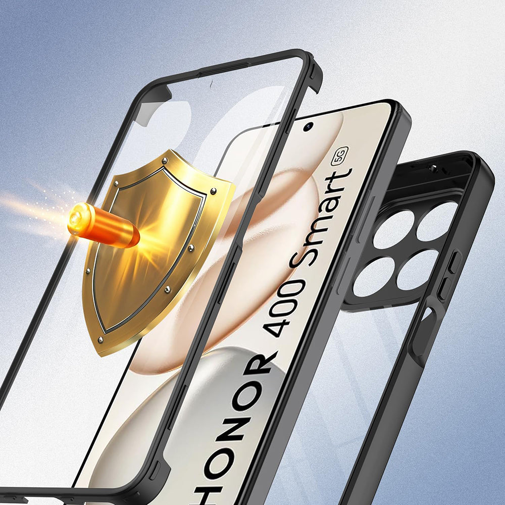 Case for Honor 400 Smart 4G / X7d 4G / 400 Smart 5G, Techsuit, ColorVerse 360, Black