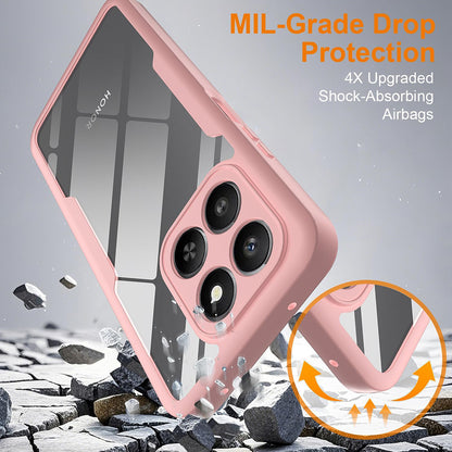 Калъф за Honor 400 Smart 4G / X7d 4G / 400 Smart 5G, Techsuit, ColorVerse 360, Розов