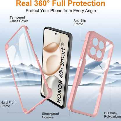 Калъф за Honor 400 Smart 4G / X7d 4G / 400 Smart 5G, Techsuit, ColorVerse 360, Розов