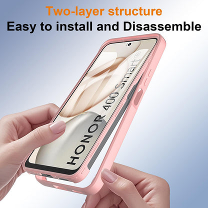 Калъф за Honor 400 Smart 4G / X7d 4G / 400 Smart 5G, Techsuit, ColorVerse 360, Розов