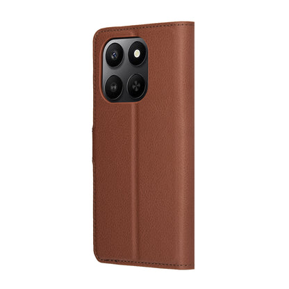 Калъф за Honor 400 Smart 4G / X7d 4G / 400 Smart 5G, Techsuit, Leather Folio, Кафяв
