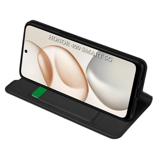 Калъф за Honor 400 Smart 4G / X7d 4G / 400 Smart 5G, Techsuit, Magskin Book, Черен