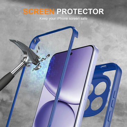 Калъф за Honor 600 Lite, Techsuit, ColorVerse 360, Син