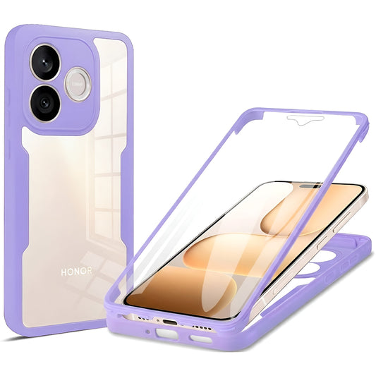 Калъф за Honor 600 Lite, Techsuit, ColorVerse 360, Лилав