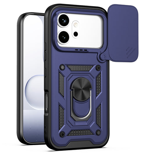 Калъф за Honor 600 Pro / 600, Techsuit, CamShield, Син
