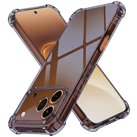 Калъф за Honor 600 Pro, Techsuit, Shockproof Clear, Опушен