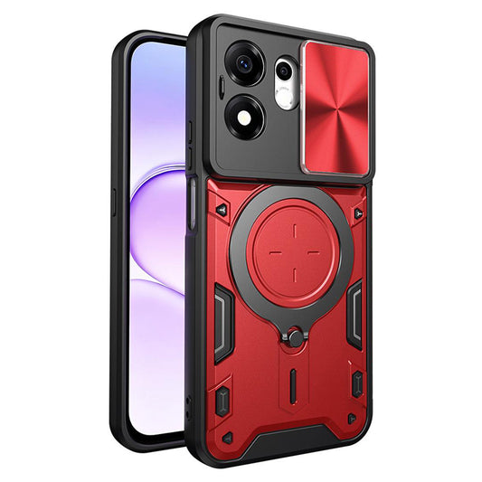 Калъф за Honor 600 Smart, Techsuit, CamGuard Pro, Червен