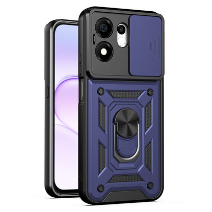 Калъф за Honor 600 Smart, Techsuit, CamShield, Син