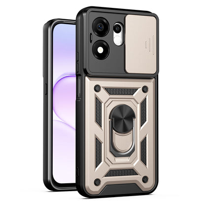 Калъф за Honor 600 Smart, Techsuit, CamShield, Златист
