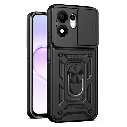 Калъф за Honor 600 Smart, Techsuit, CamShield, Черен