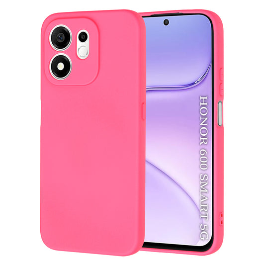 Калъф за Honor 600 Smart, Techsuit, SoftFlex, Тъмнорозов