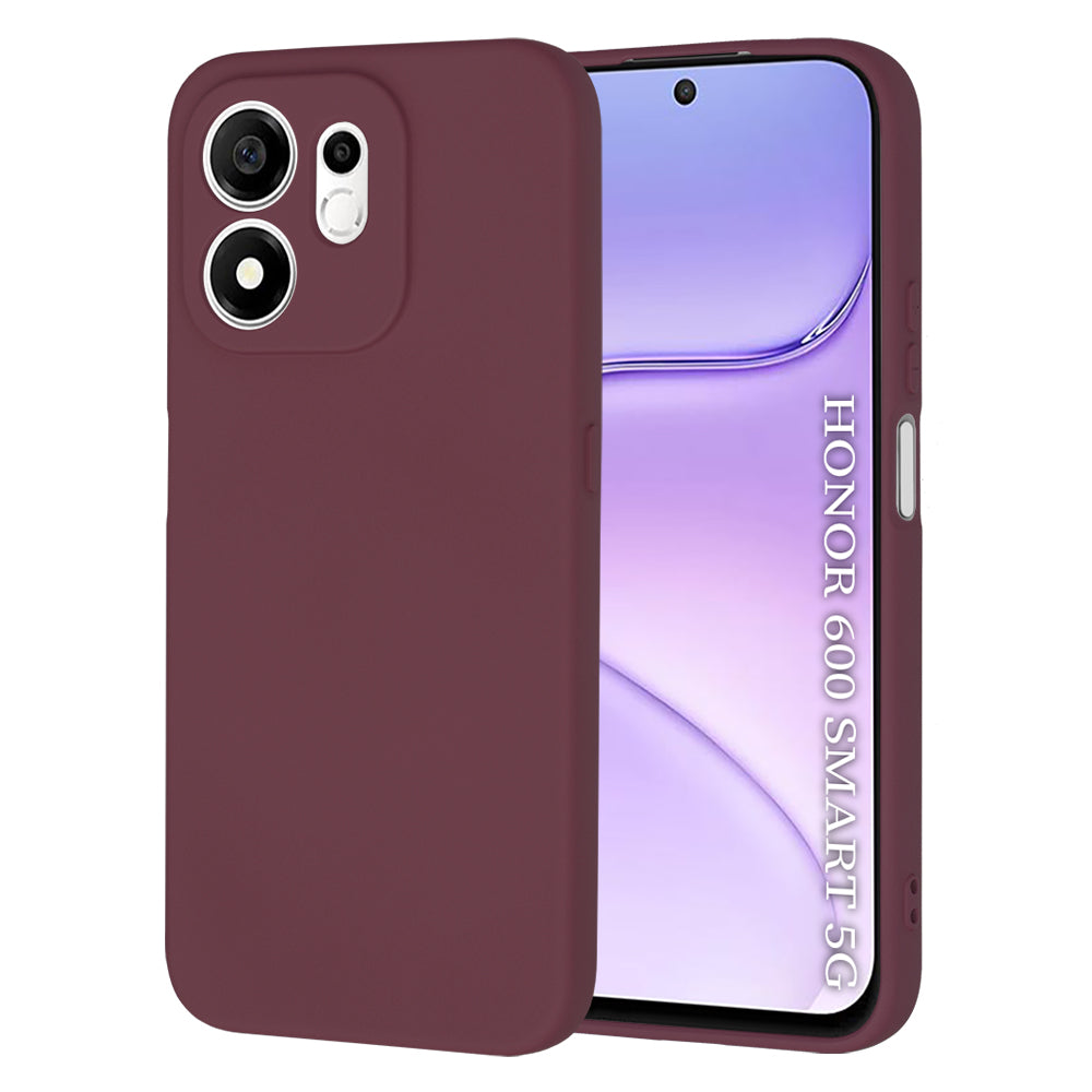Калъф за Honor 600 Smart, Techsuit, SoftFlex, Бордо