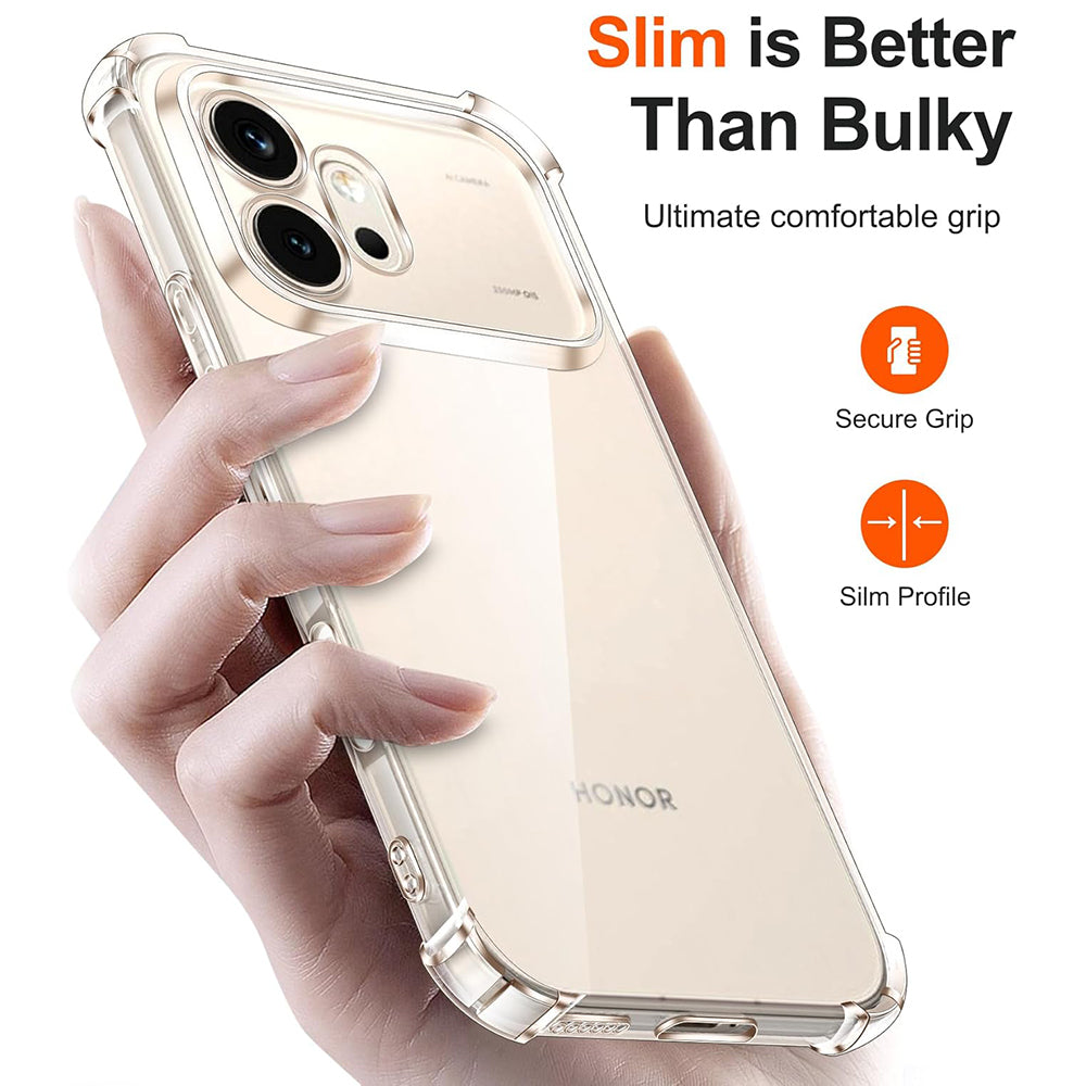 Калъф за Honor 600, Techsuit, Shockproof Clear, Прозрачен