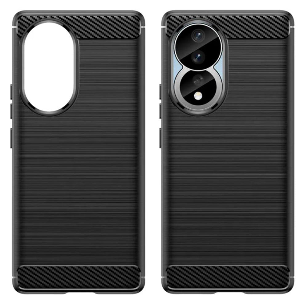 Калъф за Honor 90 / 80, Techsuit, Карбон, Черен