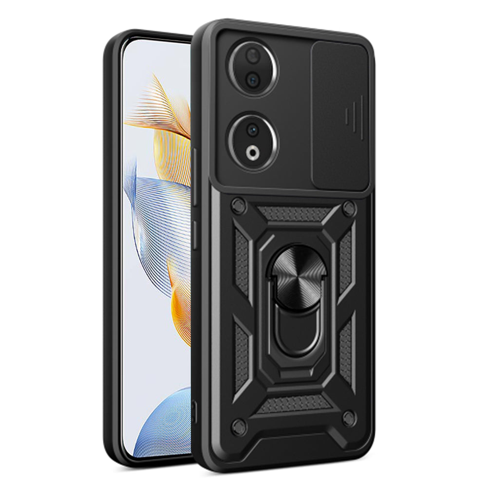 Калъф за Honor 90, Techsuit, CamShield, Черен