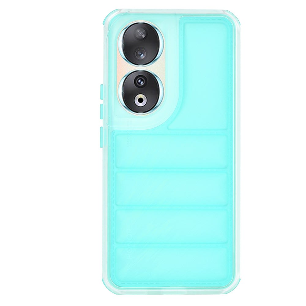 Case for Honor 90, Techsuit, Wave Shield, Turquoise