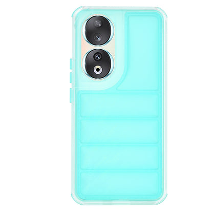 Case for Honor 90, Techsuit, Wave Shield, Turquoise