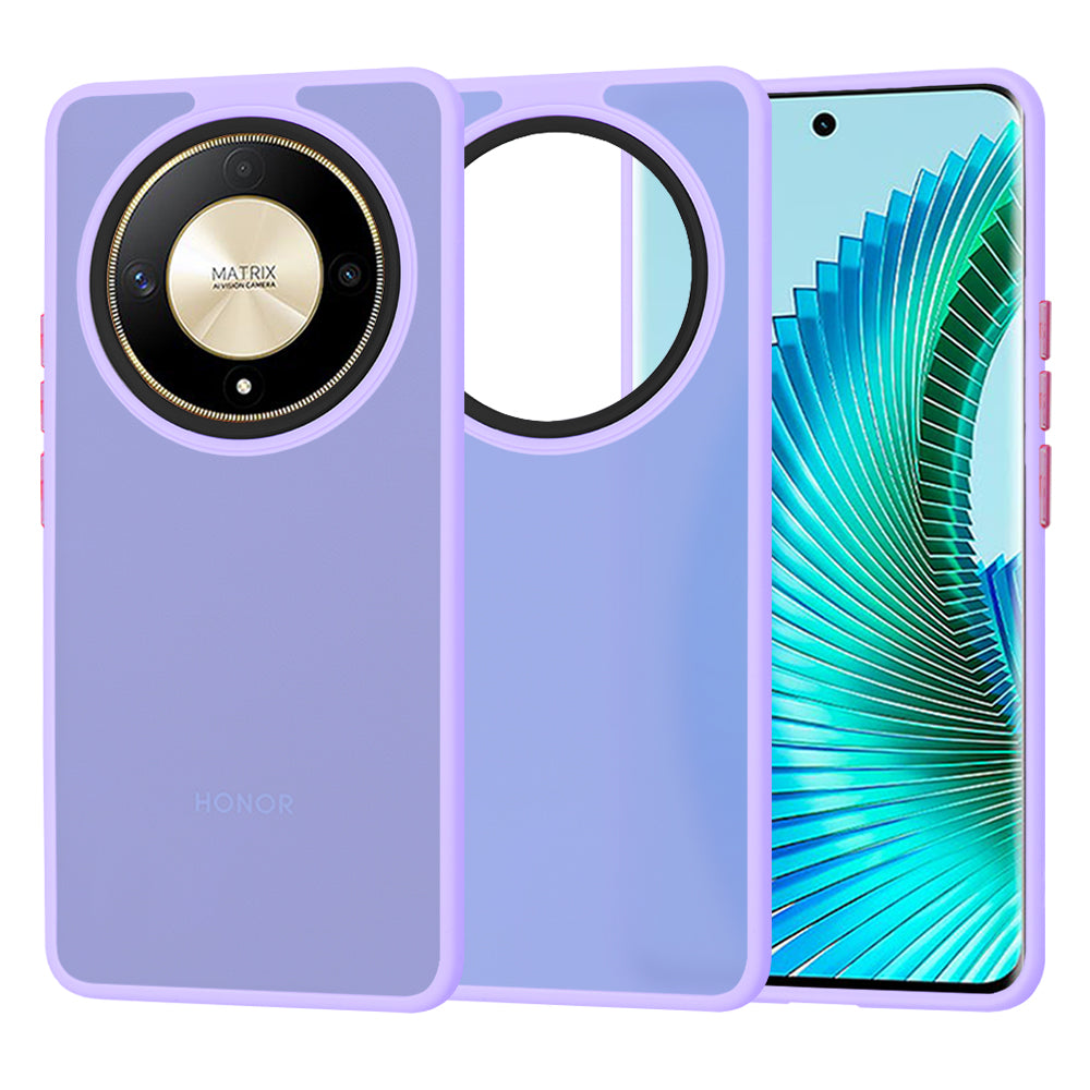 Калъф за Honor Magic6 Lite, Techsuit, HaloFrost, Светло лилав