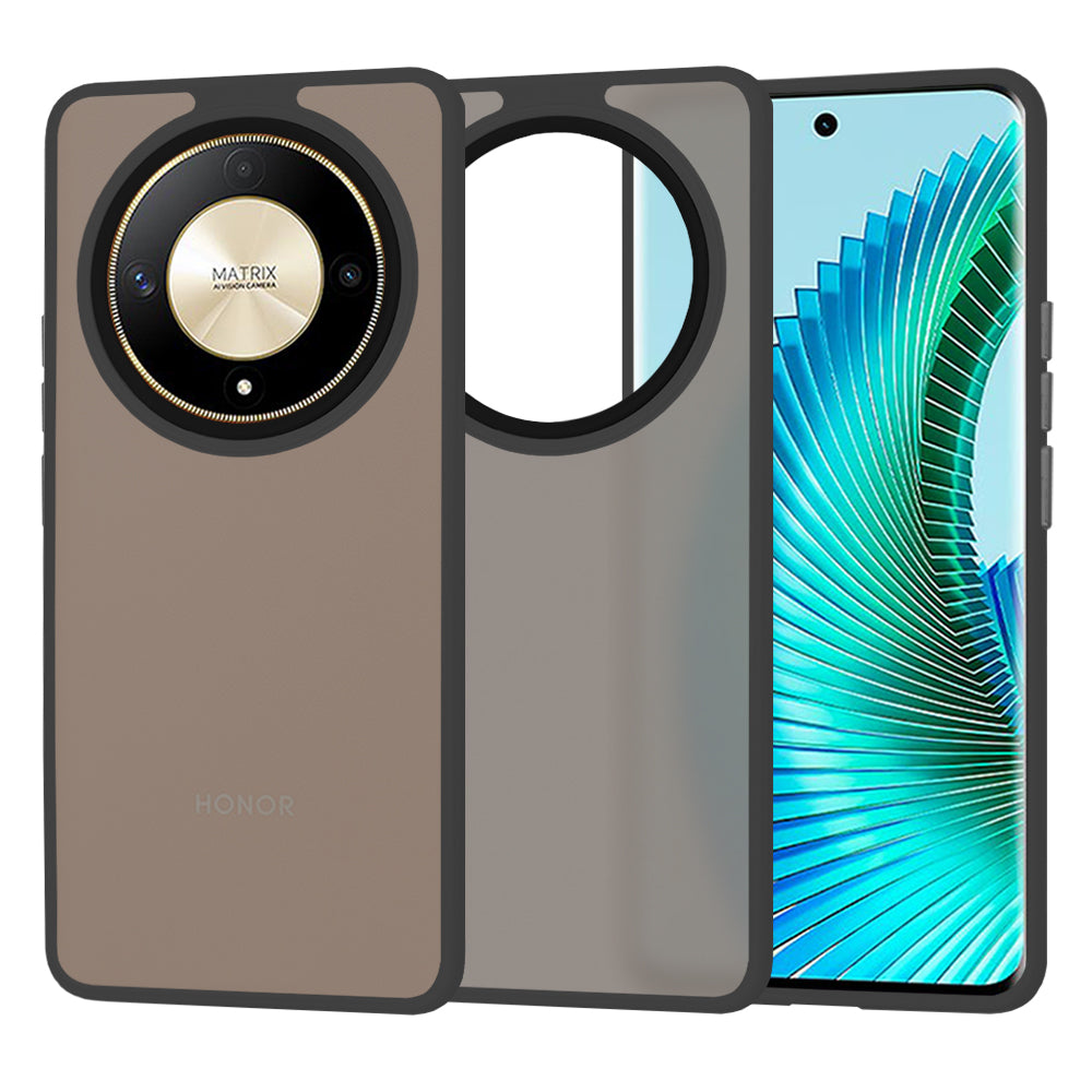 Калъф за Honor Magic6 Lite, Techsuit, HaloFrost, Черен