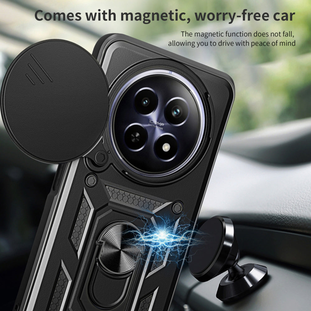 Калъф за Honor Magic6 Pro, Techsuit, CamShield, Черен