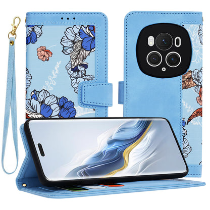 Калъф за Honor Magic6 Pro, Techsuit, FlipCraft, Син