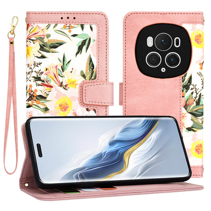 Калъф за Honor Magic6 Pro, Techsuit, FlipCraft, Розов