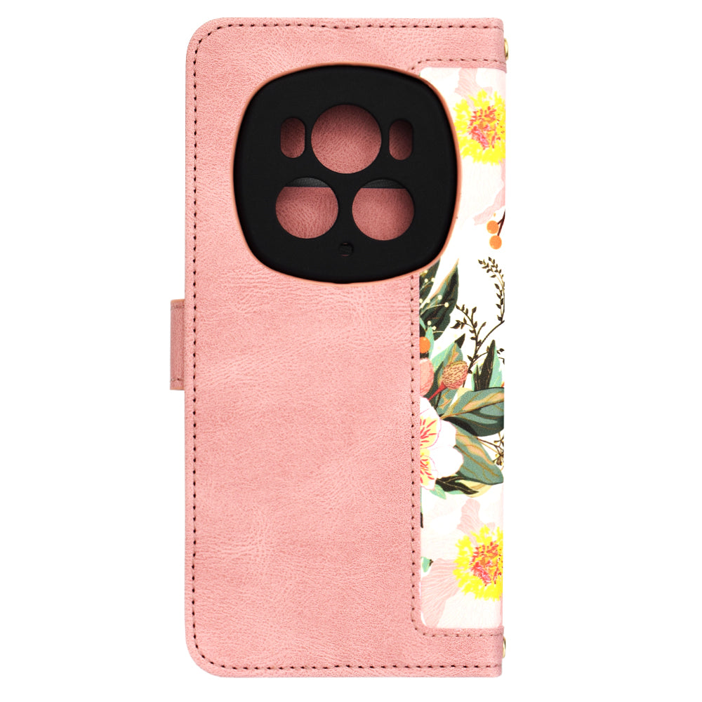 Калъф за Honor Magic6 Pro, Techsuit, FlipCraft, Розов