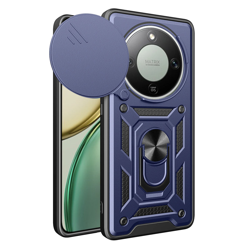 Калъф за Honor Magic8 Lite, Techsuit, CamShield, Син