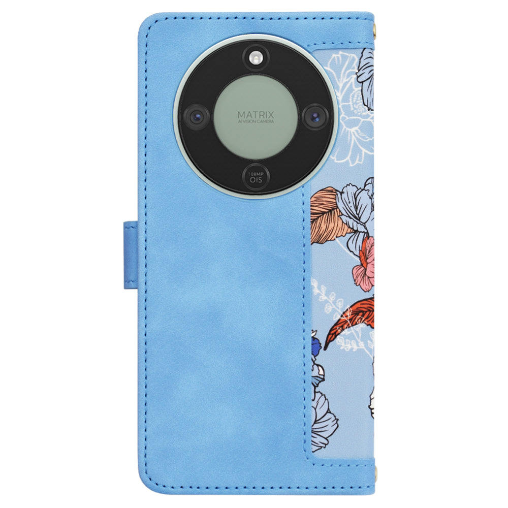 Калъф за Honor Magic8 Lite, Techsuit, FlipCraft, Син